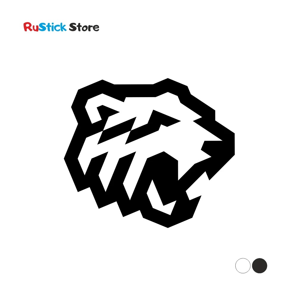 Наклейка на автомобиль животное черно-белые наклейки без фона - купить по