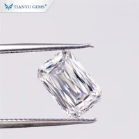 tianyu gems def vvs clarity unique octagon criss cut moissanite 1ct 4ct loose diamonds lab created gemstone for jewelry making