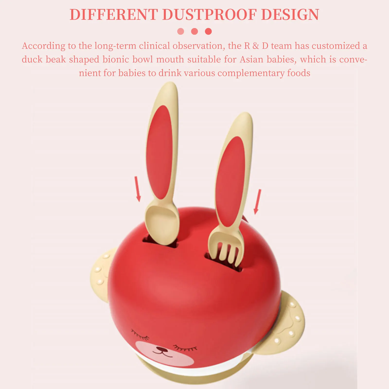 

Baby Feeding Set Cutlery Fork Spoon Children Learning Eat Dinner Tableware Octopus Bionic Suction Cup Feeding Bowl Plate Sucker