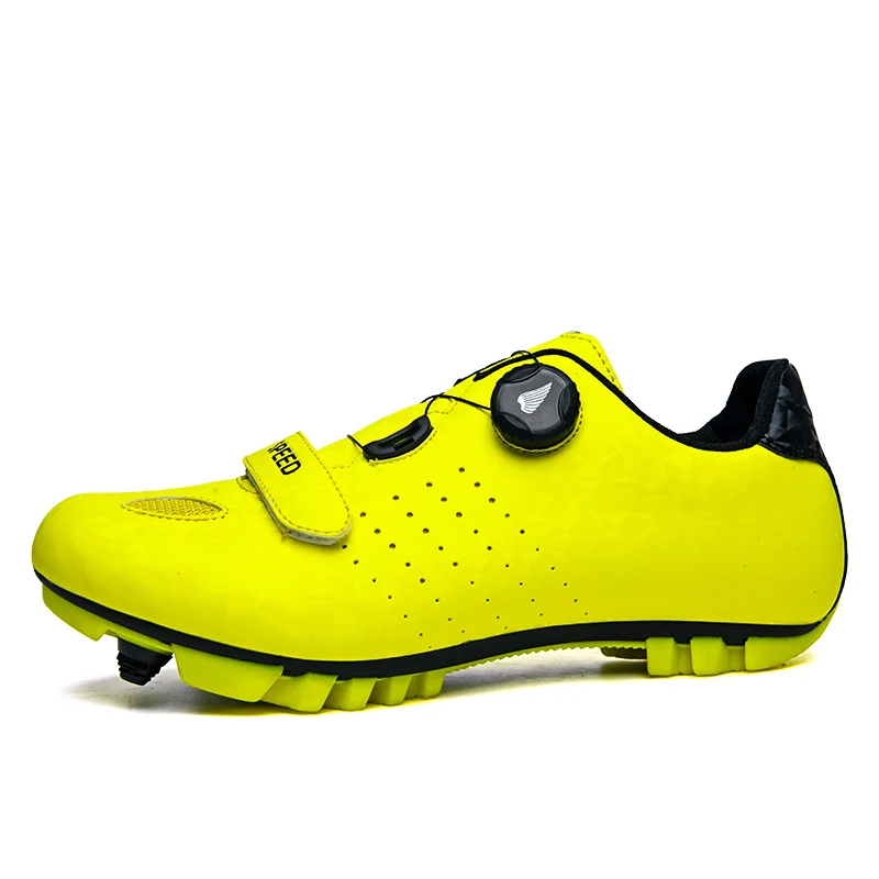 

2021 Men Women MTB Cycling Shoes Mountain Road Bicycle Shoes Flat Lockless Sneakers sapatilha ciclismo mtb Bike shoes size 36-47