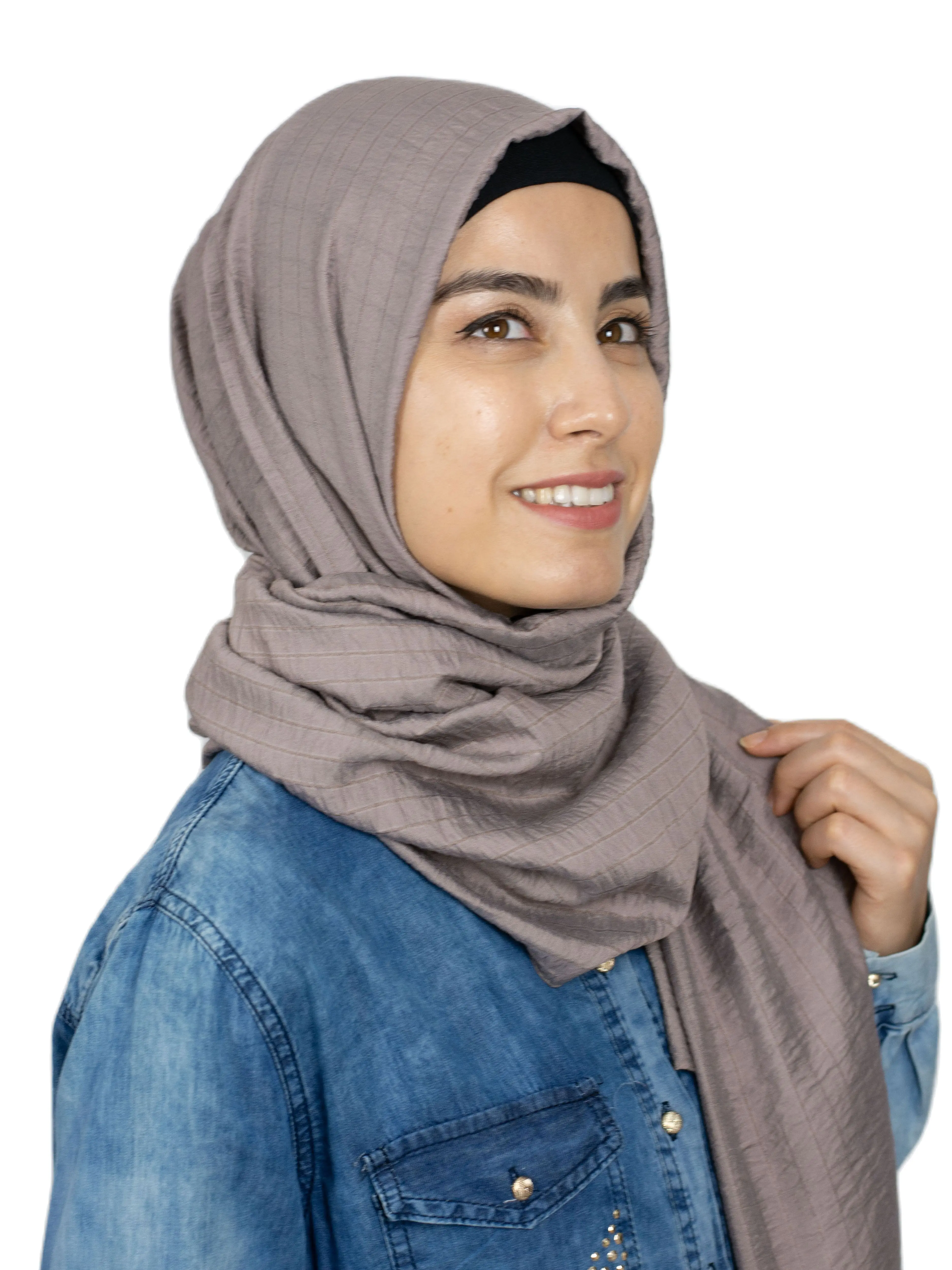 

2021 New Women Muslim Shawls Hijab Quality Chiffon Thin Cotton Luxury Combed Medina Silk Mio Jazz Twill Desing