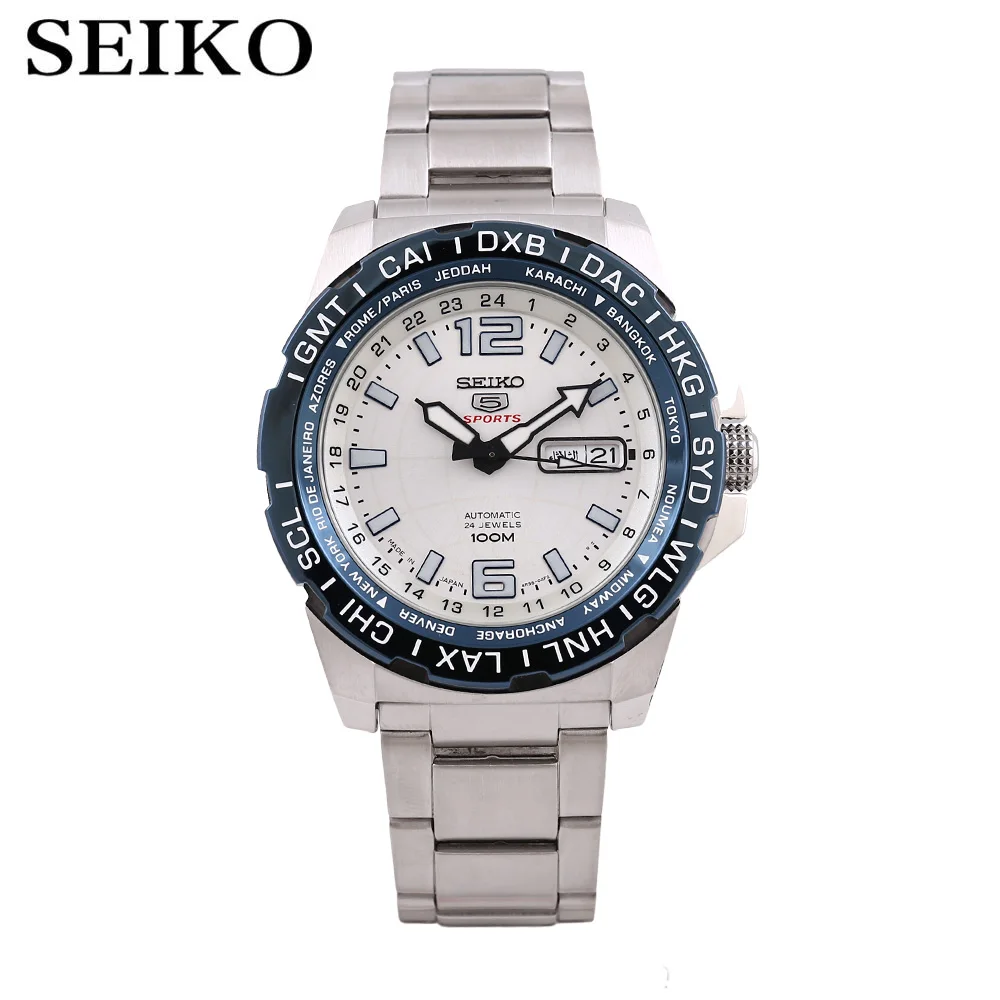 SRP687J1-A Seiko часы мужские 5 автоматические часы лучший бренд класса люкс водонепроницаемые спортивные мужские часы набор механические Военные часы для дайвинга relogio reloj - Цвет: SRP687J1-A