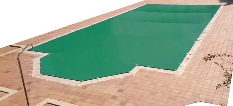 Зимное покрытие для бассейна 4x7 м более 15 см с каждой стороны цвет Якорь зеленый