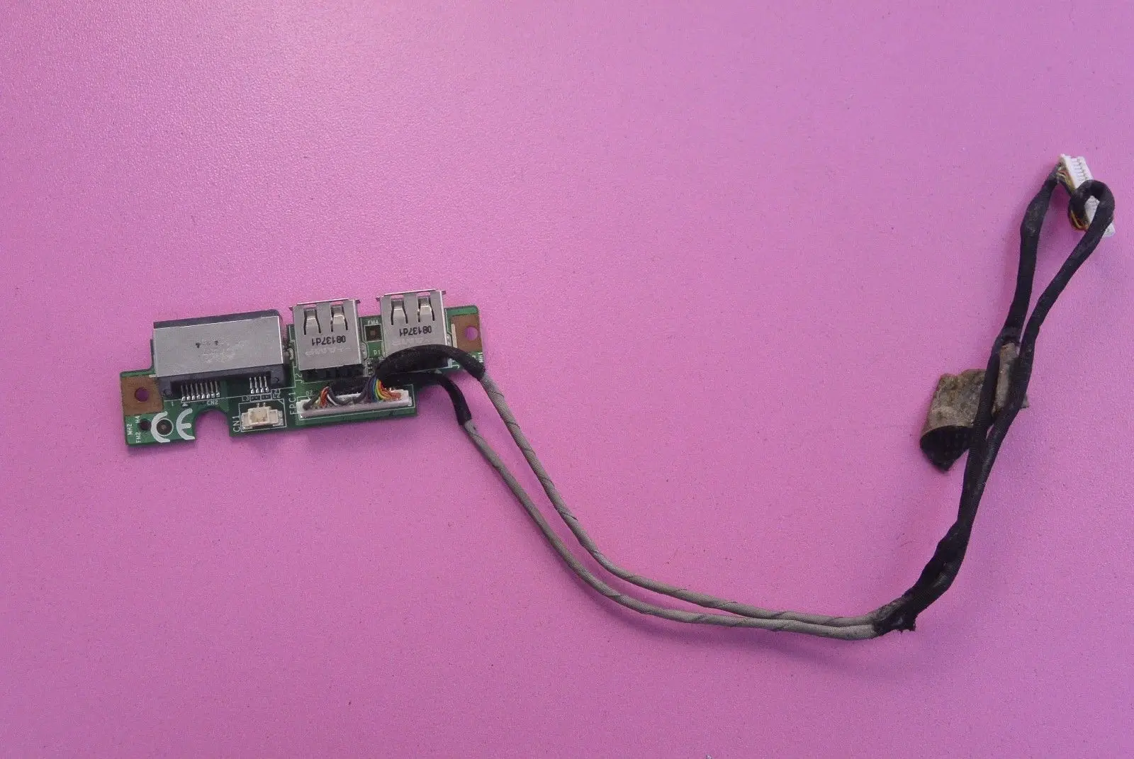 MSI MS-163A GX600 RoverBook Nautilus V572 WH USB Плата LAN Port с кабелем |