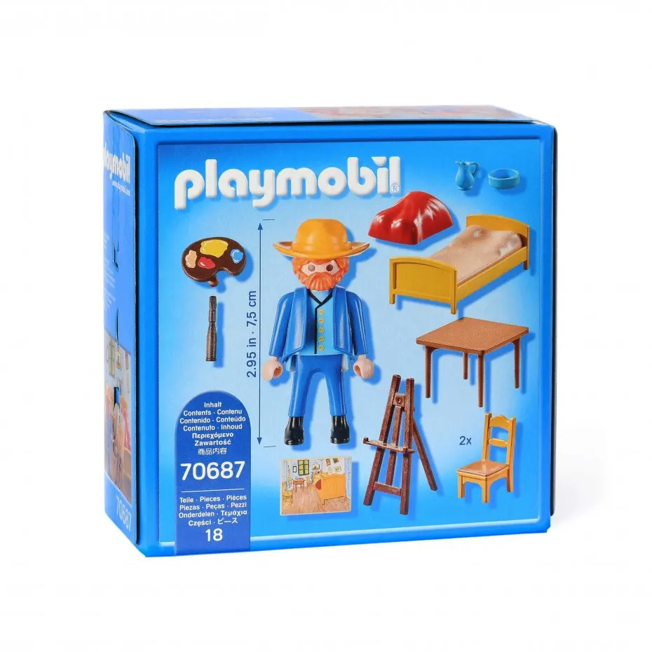 PLAYMOBIL 70687 г., Ван Гог-спальня эксклюзивная, оригинальный арлог, клик,  фамбил, детские игрушки, игрушки для девочек, оригинальные подарки,  коллекционер, магазин, с коробкой - купить по выгодной цене | AliExpress