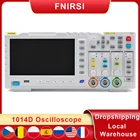 Цифровой многофункциональный осциллограф FNIRSI 1014D с ЖК-дисплеем ЕССША 110 МГц двухканальный измерительный Профессиональный осциллограф инструменты