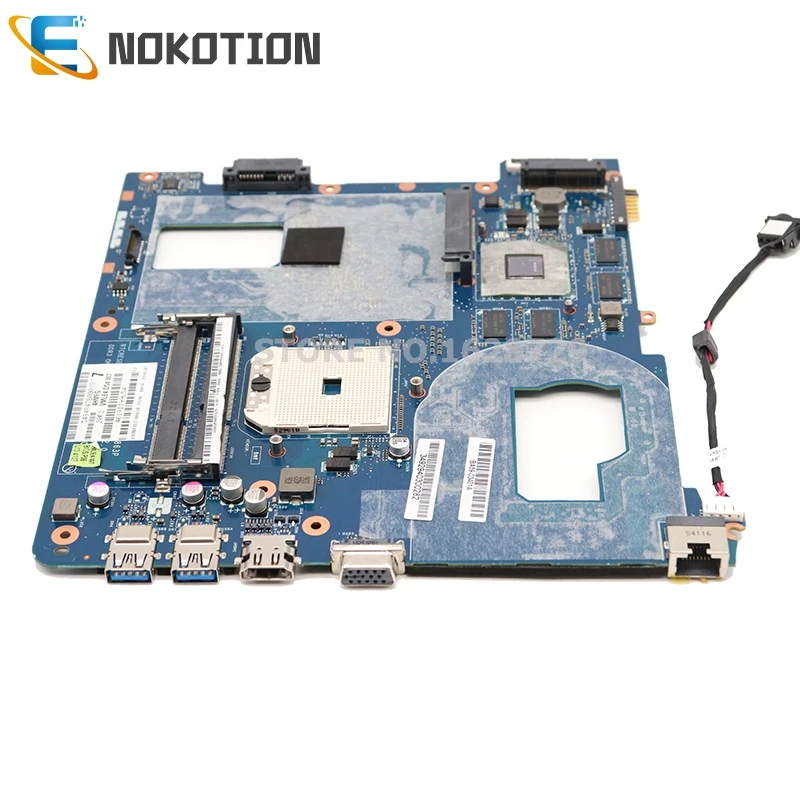 NOKOTION для samsung NP355 NP355C4C NP355V5C Материнская плата ноутбука LA-8863P QMLE4 BA59-03567A BA59-03567B разъем fs1 HD 7600 м GPU