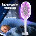 Электрическая ловушка для насекомых, светодиодная лампа 2 в 1, с USB-зарядкой и защитой от москитов