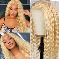 613 hd lace frontal wig 13x4 straight brazilian blonde full lace human hair wigs with baby hair for black women natural hair wig