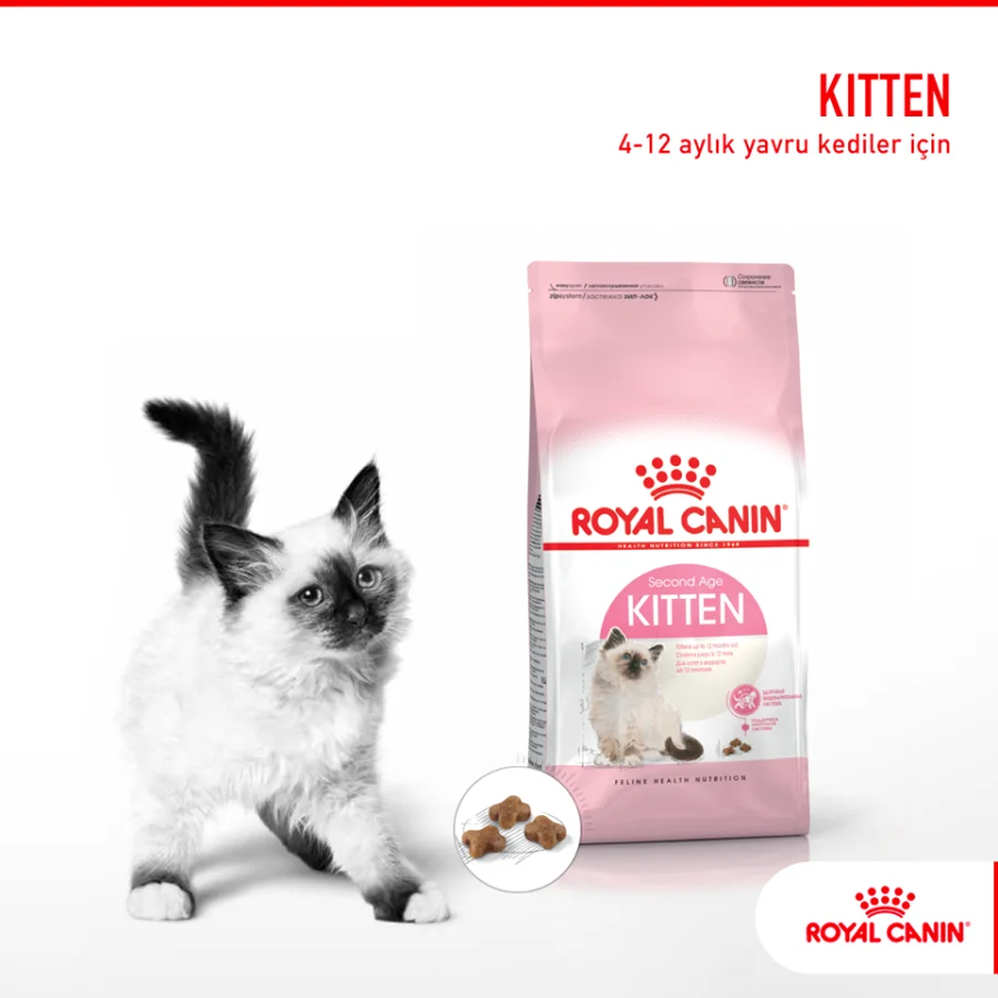 Royal Canin 36 Kitten Dry Cat Food 2 kg Healthy Growth Feeding Pet Immunity Flora Support | Дом и сад