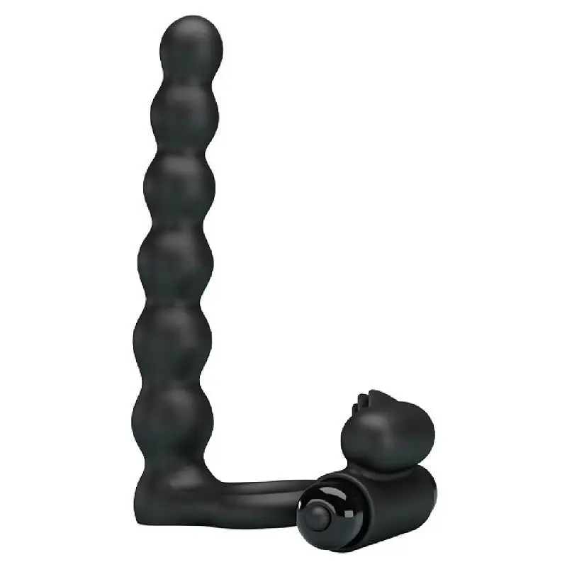 Черная насадка для двойной стимуляции Hercules Penis Sheath III - 15 3 см. | Красота и здоровье