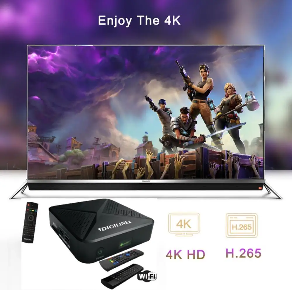 Новый Android TV box DIGILINE супер Смарт android tv dgirыlыne crown hybrыd спутниковый