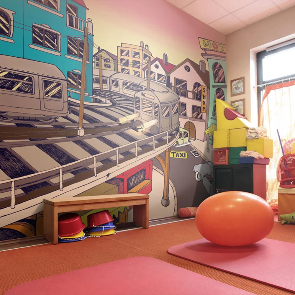 Фотообои-утро в городе-350x270 см | Обустройство дома