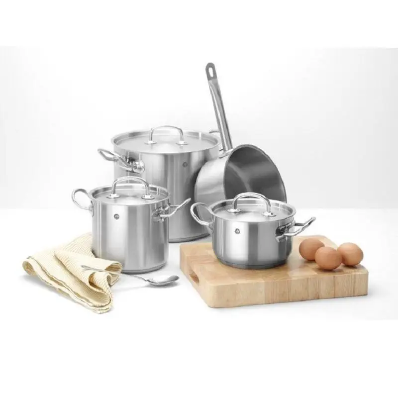 Кастрюля с крышкой HENDI Kitchen Line 9 литров 836408 | Дом и сад