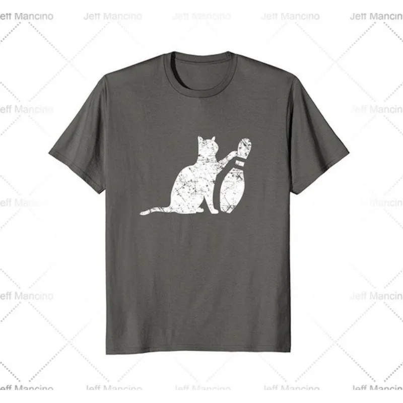 

Summer 2020 hot Ornery Alley Cat Tip Bowling Pin Mens T Shirt, Funny Team