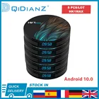 5 шт. в партии HK1MAX Android 10,0 Смарт ТВ-бокс 4K 1080P четырехъядерный HK1 MAX Rockchip 2,45G WIFI Full HD медиаплеер