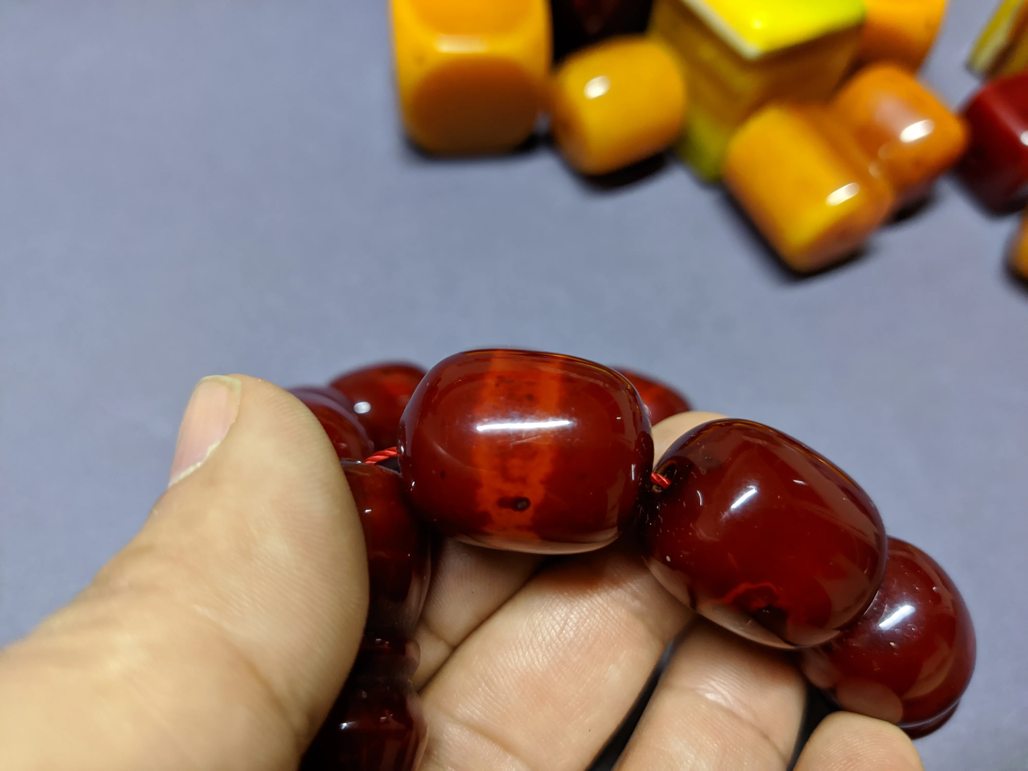 

Ottoman Faturan German Amber Sandalous Misbaha Prayer Beads Islamic Gift Tasbih Tasbeeh Tasbeh Rosary Tasbih # 26D