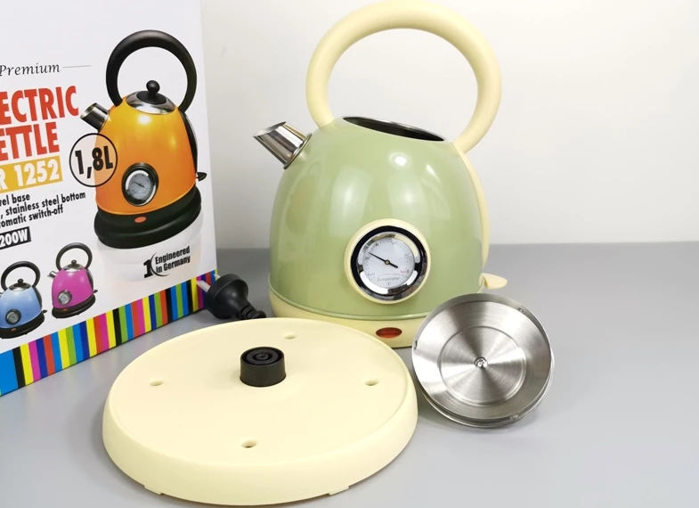

Stainless Electric Kettle With Water Temperature Control Meter Household Quick Heating Electric Boiling 1.8L Tea Pot coffee