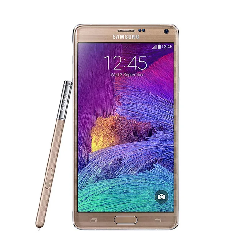 samsung galaxy note 4 n910af 3gb ram 32gb rom unlocked cell phone 5 7 original mobile phone 16 mp smartphone wireless charging free global shipping