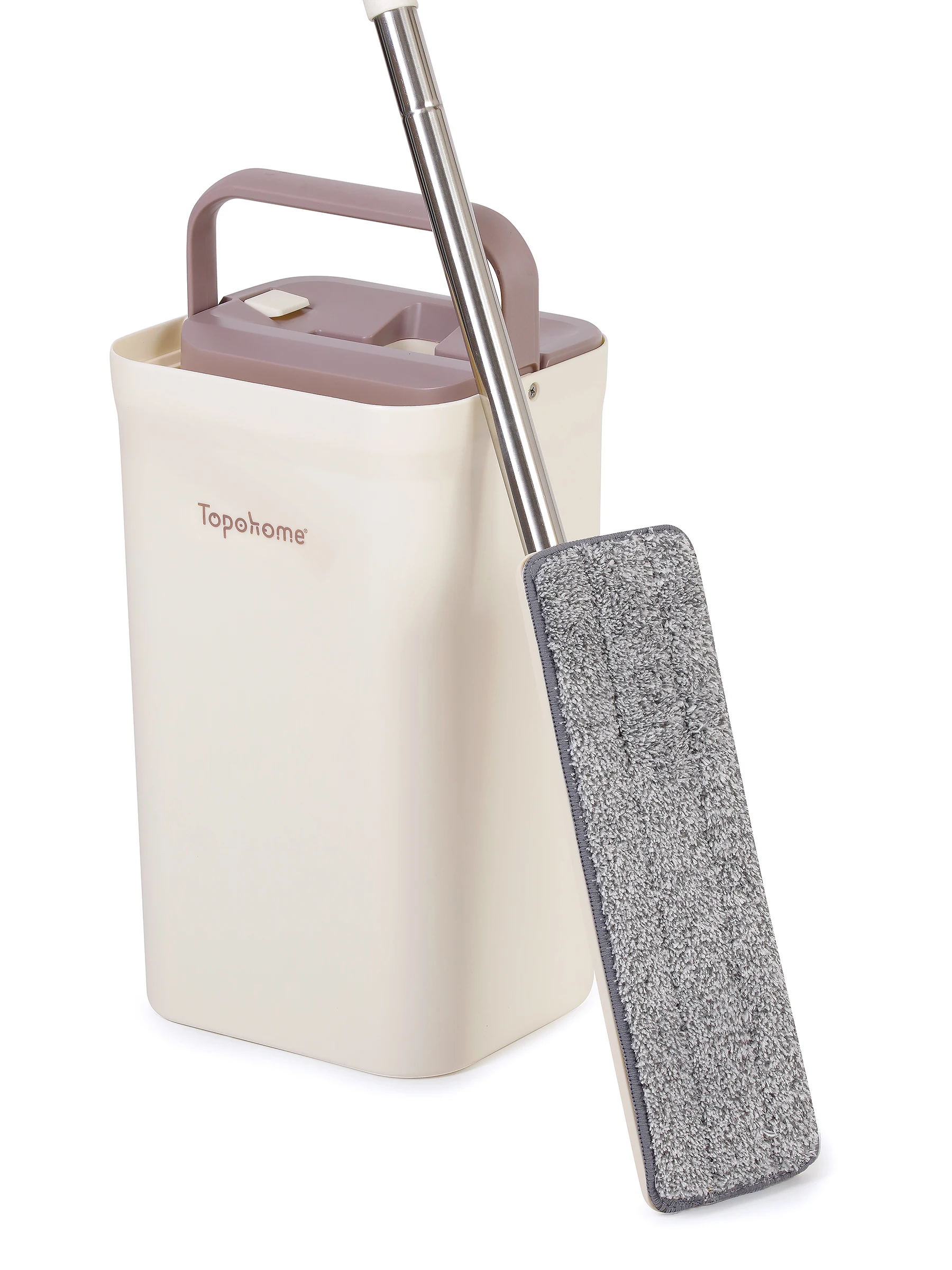 Mop with pressing and bucket for rinsing topohome procleansystem | Hand Push Sweepers