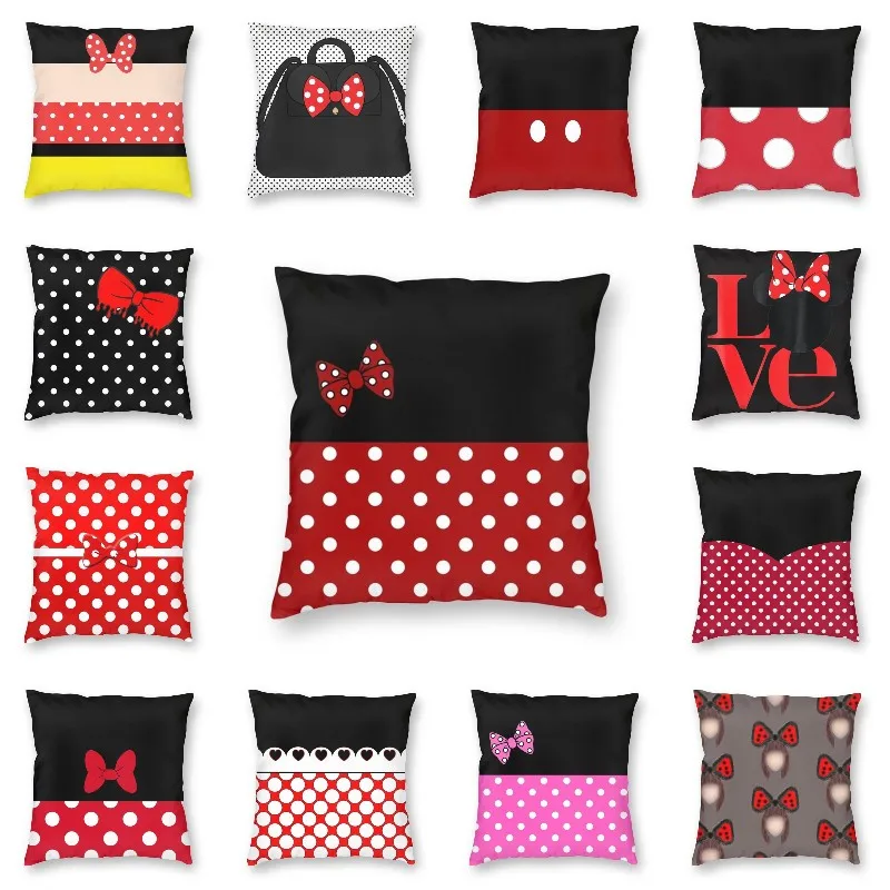 

Декоративная наволочка с мультяшными персонажами Минни-ладдони, декоративные Аниме подушки с анимационными персонажами, декоративная под...