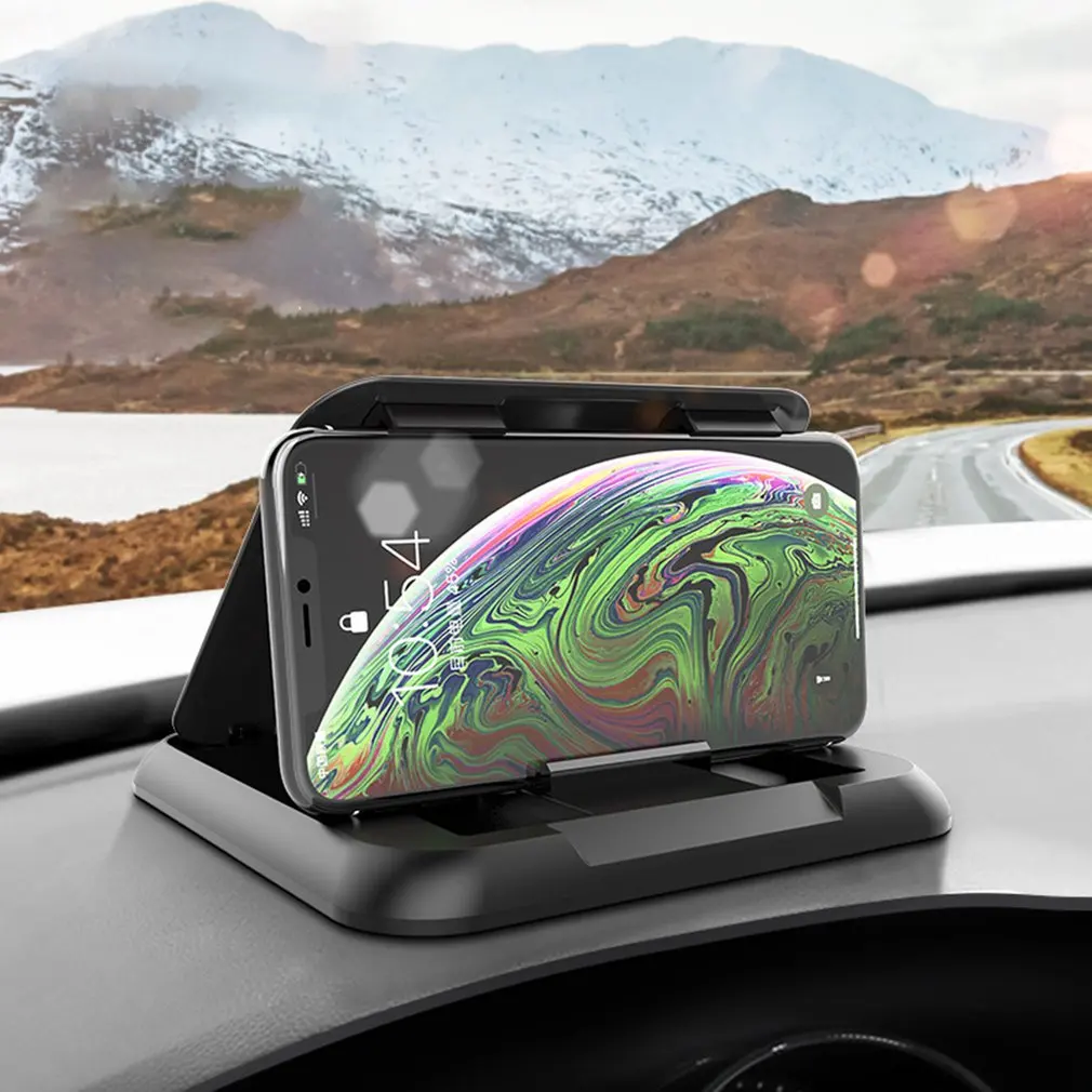 carbon fiber car phone holder dashboard universal 3 to 7 inch mobile phone clip mount bracket for iphone xr xs max gps stand free global shipping