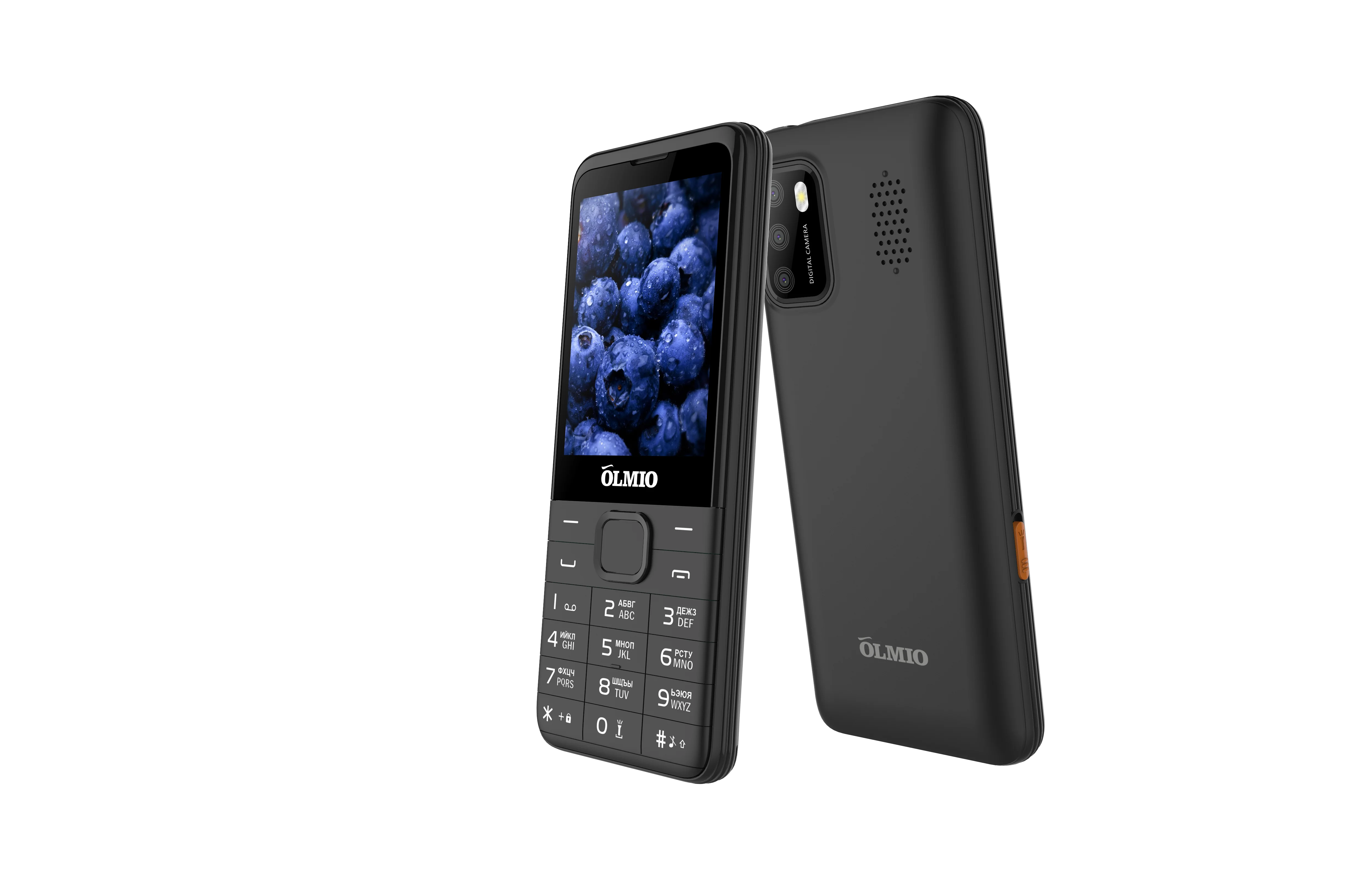 Мобильный телефон Olmio E29 с большим экраном 2.8 и мощным аккумулятором 1900 mAh. |