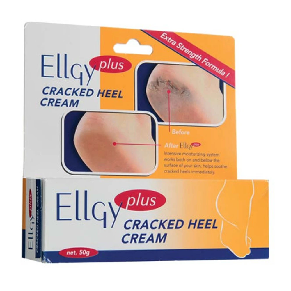 Смягчающий крем для ног против трещин / Ellgy Plus Cracked Heel Cream (50g) | Красота и здоровье