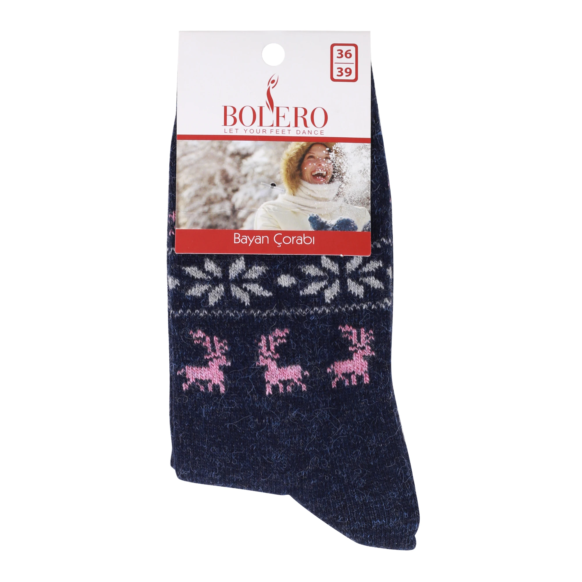 12 pcs Bolero Women Socks Set Happy Fun Printed Cute Socks Socks Women 'S Socks Wool