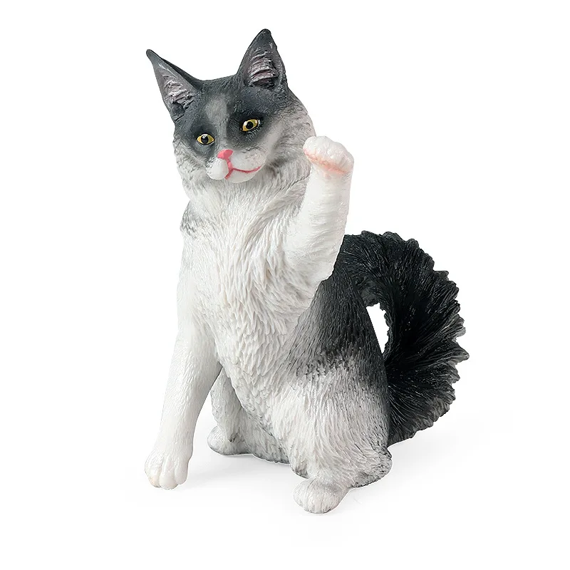 

Simulation Animal Cat Model Scene Decoration Hand-made Solid Static Domestic Cat Puppet Cat Pet Cat Children's Toys