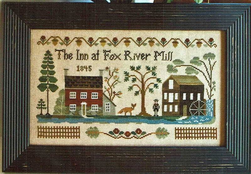 Прямая поставка 2021 ручная вышивка ручной работы Inn at Fox River Mill 100% хлопка бесплатная