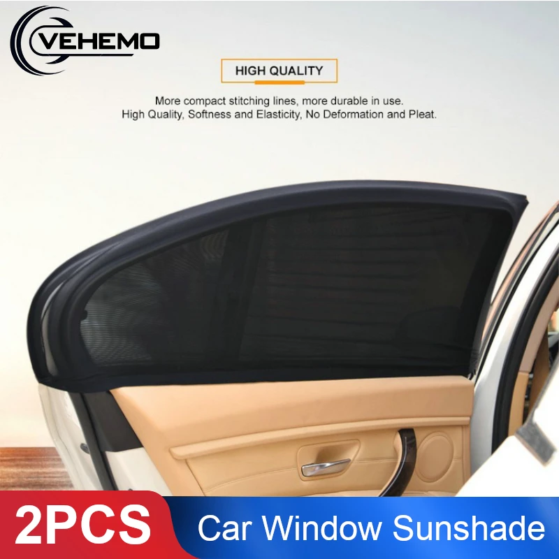 Солнцезащитный козырек от солнца для автомобиля 2 шт. защита УФ лучей