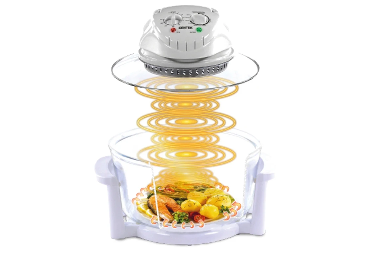 Aerogrill electric centek ct-1456/1400 W/17 liters/3D Turbo heating | Бытовая техника