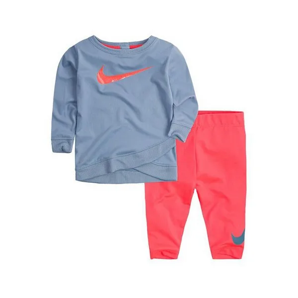 Детский спортивный костюм Nike 669S A5C синий розовый|Куртки для тренировок| |