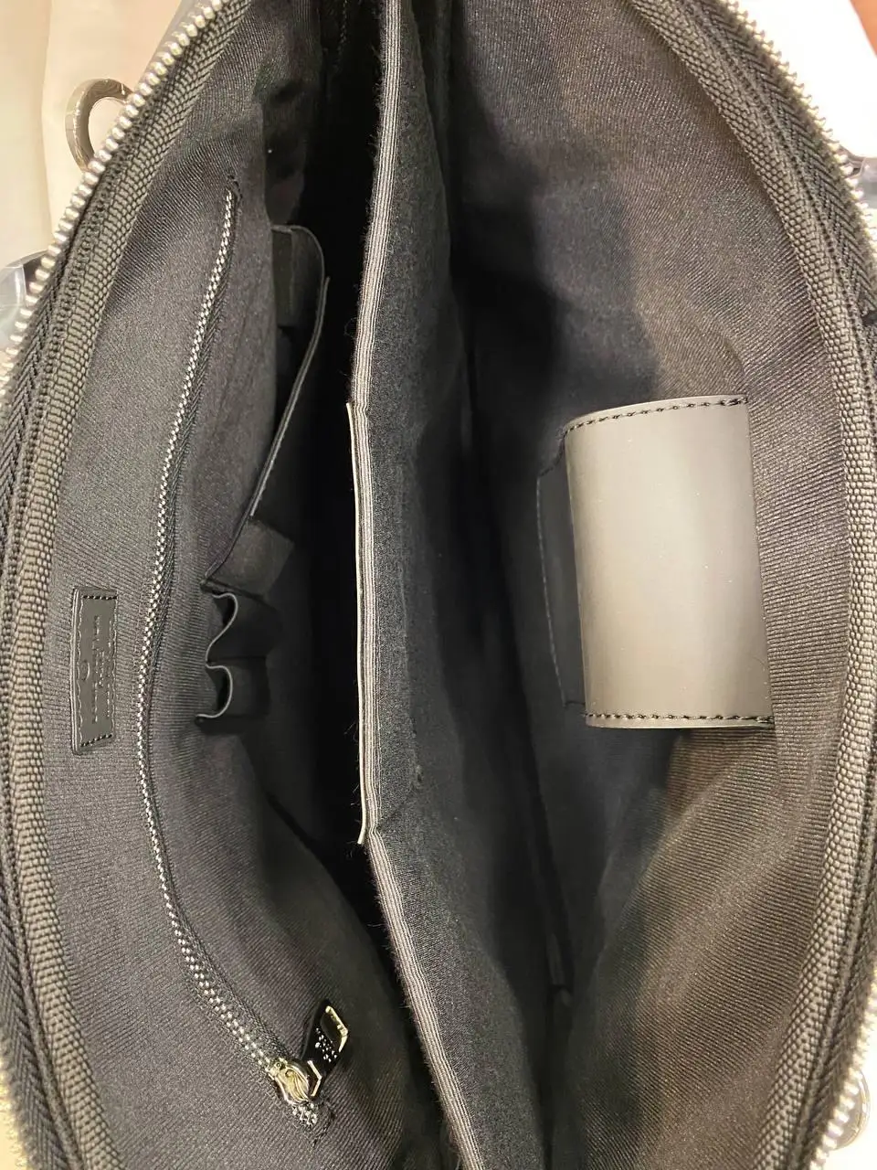 

1st quality faux leather laptop bag