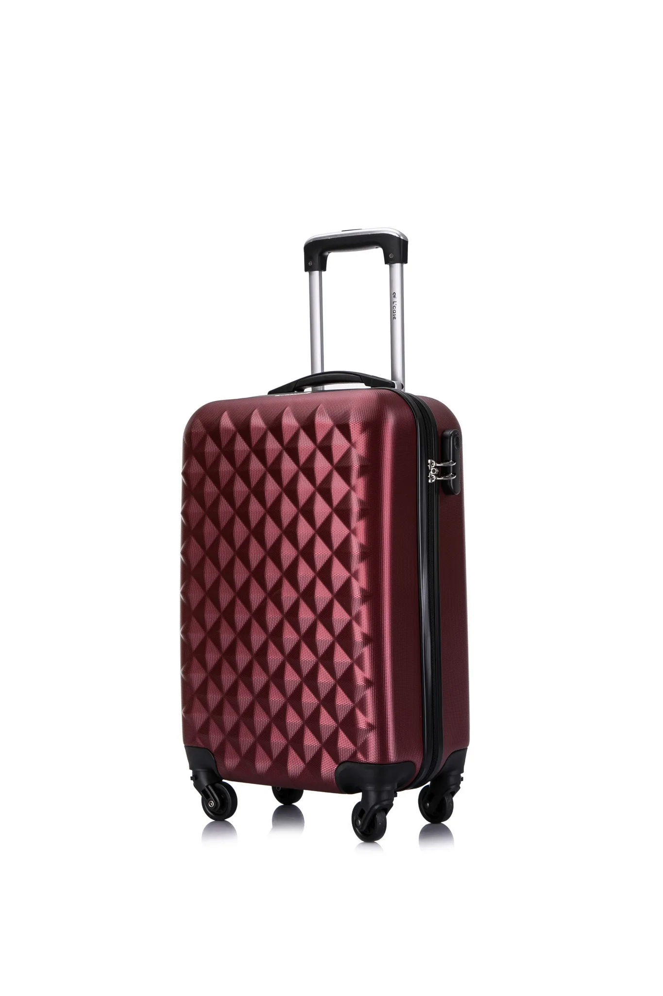 luggage red wine swuitcase travel trip suitcases on wheelsbags airplane bag | Багаж и сумки