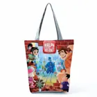 Женская сумка для покупок с мультипликационным принтом Disney в стиле эко