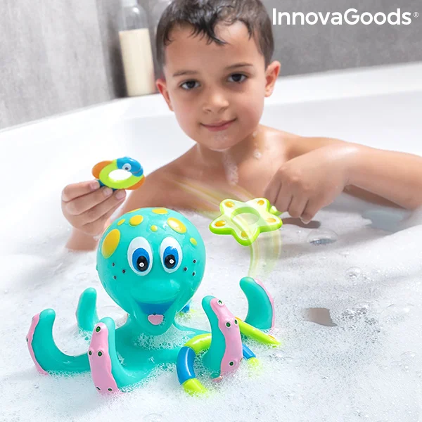 Плавающий Осьминог с кольцами Ringtopus InnovaGoods 6 штук|Игрушечная бытовая техника и