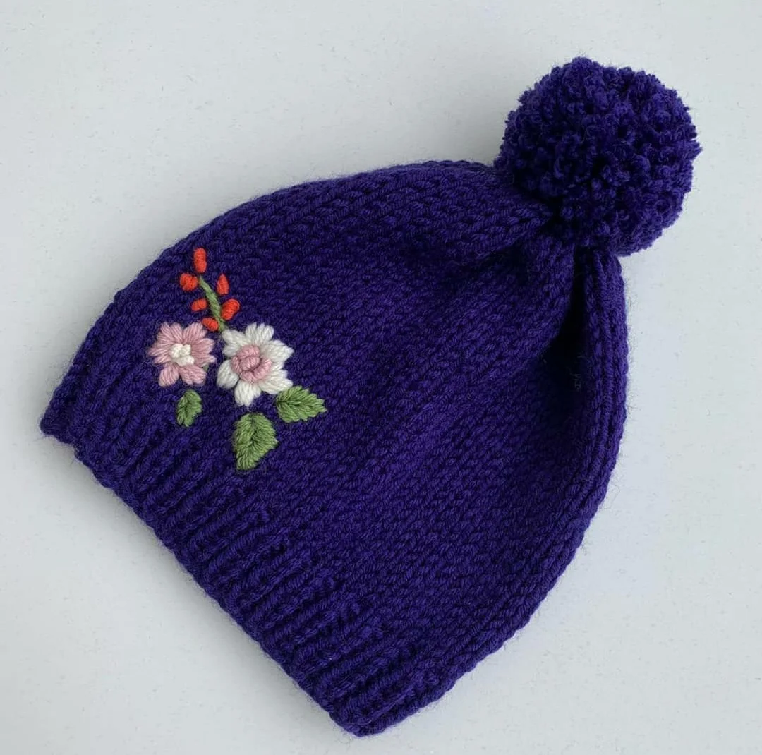 

Зимняя шерстяная шапка NIFTY ручной работы унисекс 03