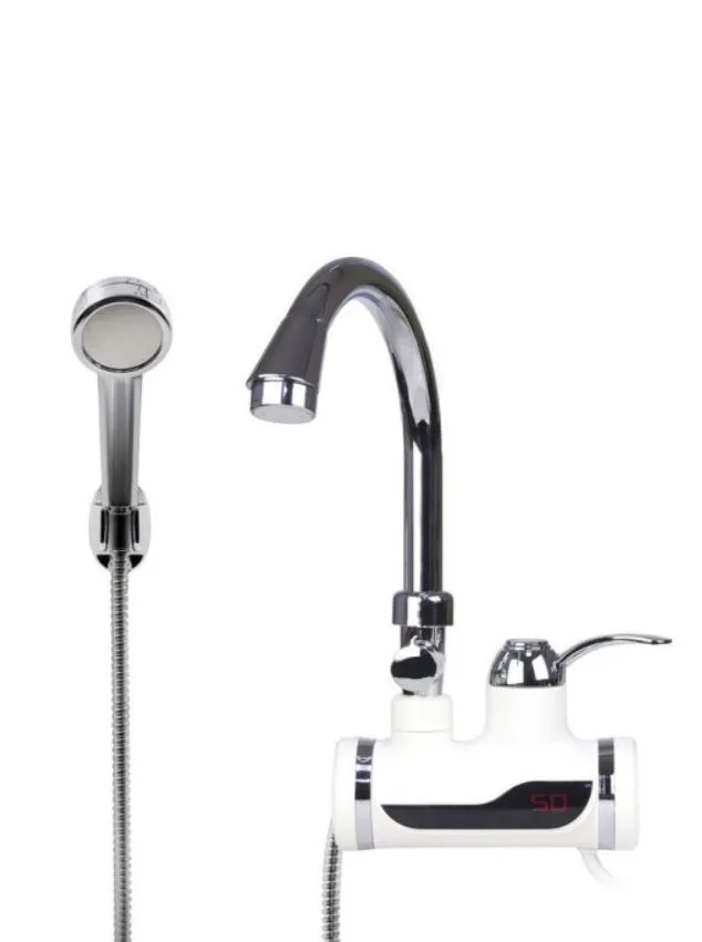 Проточный электрический водонагреватель Instant Electric Heating Water Faucet С лейкой | Бытовая