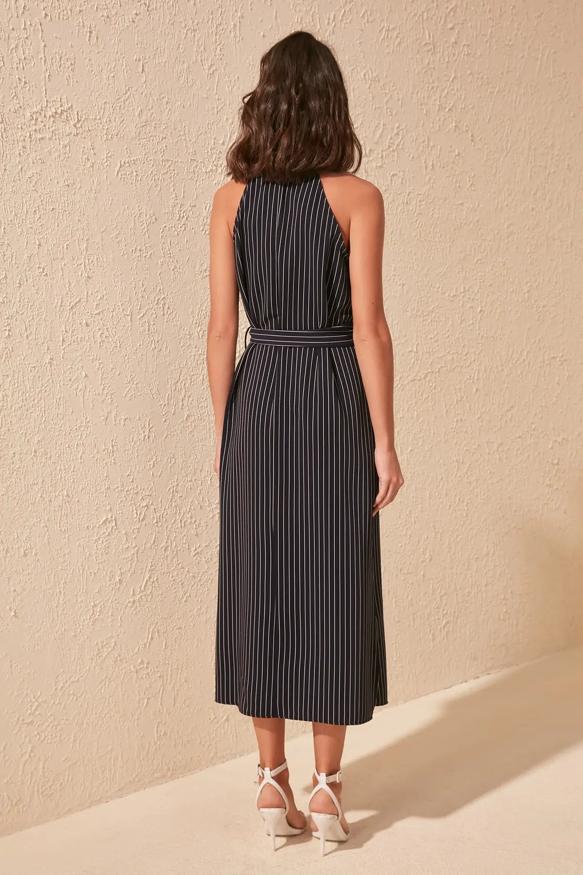 

Trendyol Belted Striped Dress TWOSS20EL2284