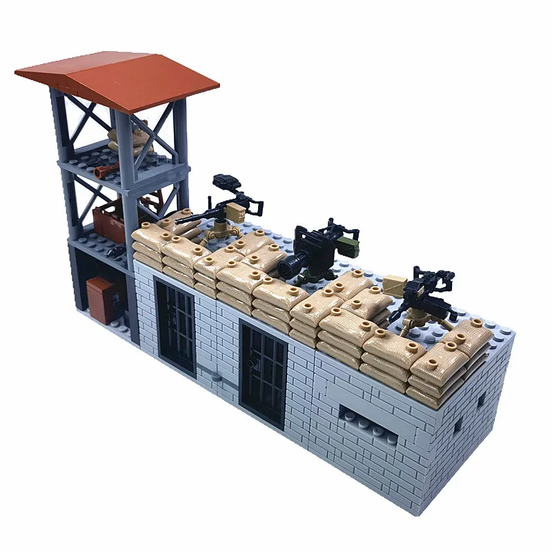 

MOC WW2 Military Weapons Blocks for Boys Toys 3 Transformed Army Building Bricks 6 Soldiers Compatible Kids Xmas Birthday Gifts