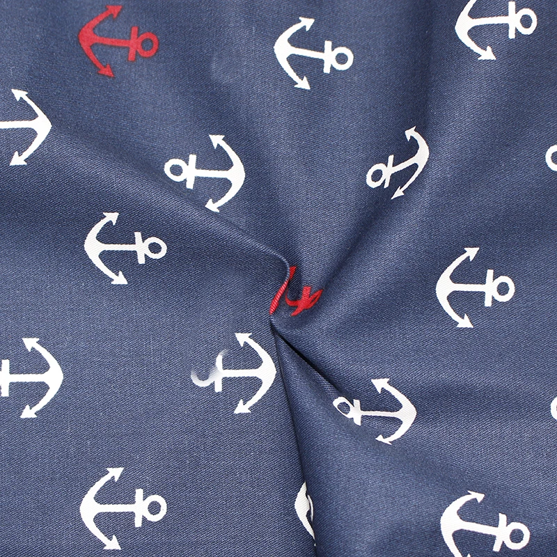 

New Navy Cotton Cloth 4pcs/Lot,40CMX50CM Printed Twill Cotton Fabric,Patchwork Cloth,DIY Sewing Quilting Material For Baby&Child