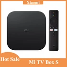 Оригинальная ТВ-приставка Xiaomi Mi S 4K Ultra HD Netflix 2 ГБ 8 ГБ WiFi Android TV 9,0 HDR Smart Mi Box S медиаплеер Google Assistant