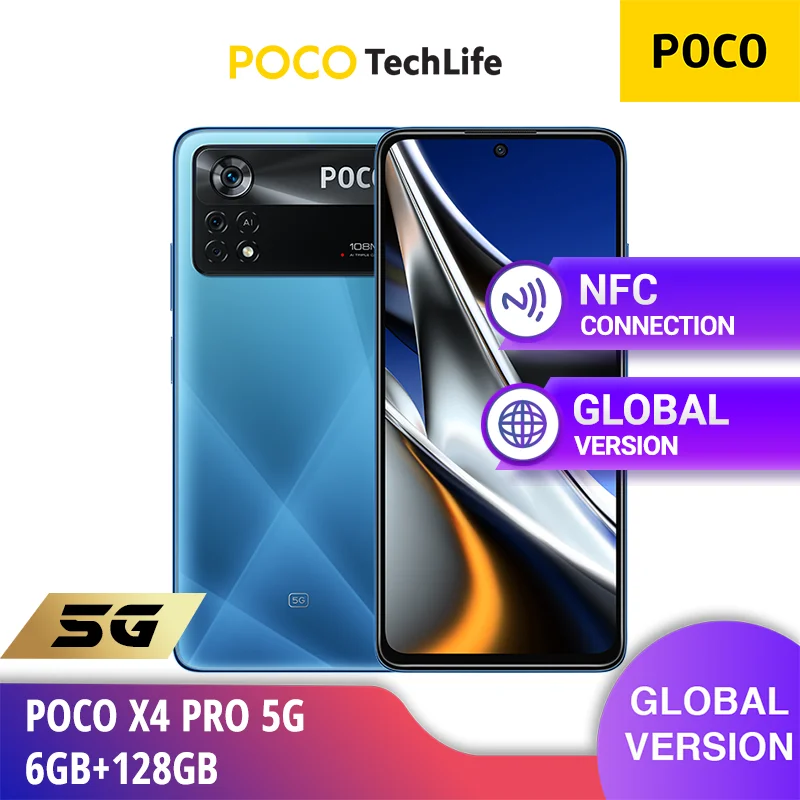 Tanie Wersja Globalna POCO X4 Pro 5G - Snapdragon 695, Potrójna Kamera 108MP, ładowanie Turbo 67W Tanie Wersja Globalna POCO X4 Pro 5G - Snapdragon 695, Potrójna Kamera 108MP, ładowanie Turbo 67W