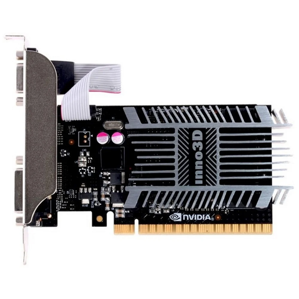Видеокарта INNO3D GeForce GT 710 Silent LP [N710-1SDV-D3BX] | Компьютеры и офис