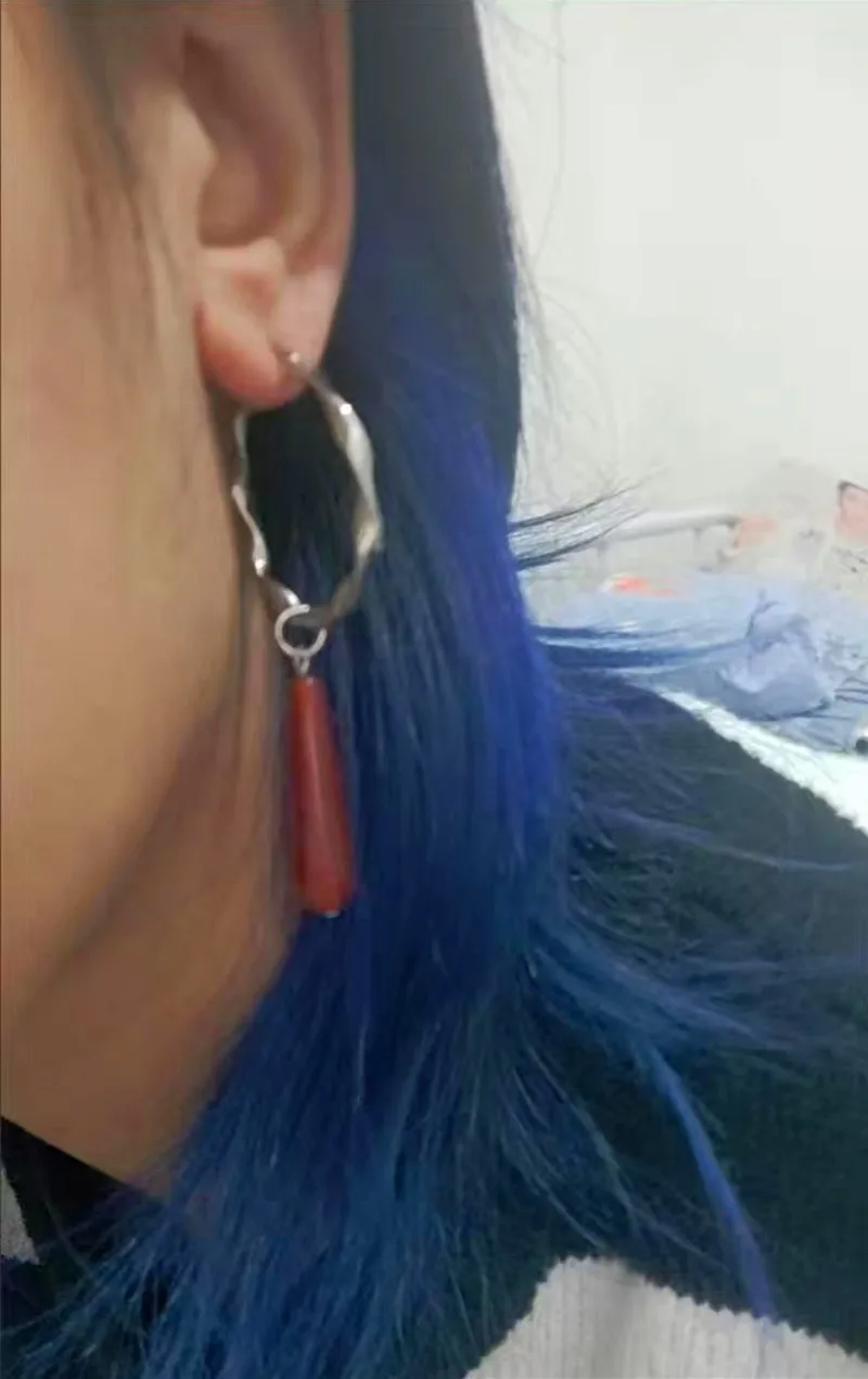 Anime Tian Guan Ci Fu Hua Cheng Cosplay Earring Heaven Official’s Blessing Cute Earrings Props For Men Women Jewelry Accessories