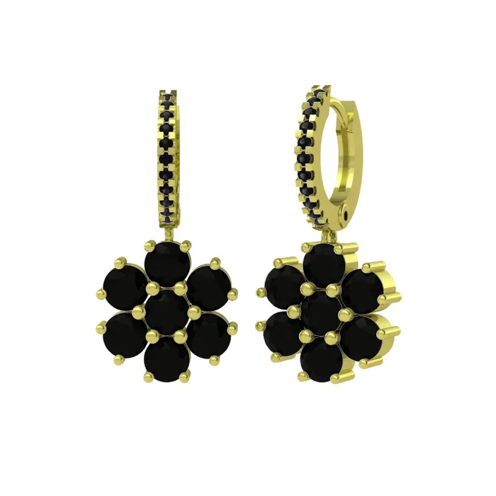 

Drop Maeve pearl with zirconia earrings silver with gold plated and rose gold plated options with 15 stone options