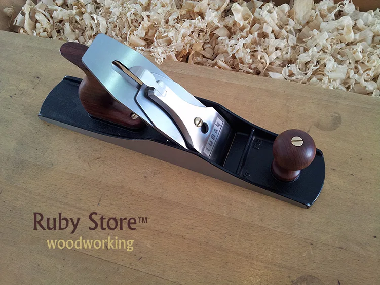 Qiangsheng Luban No.5 1/2 Hand Jointer Plane- Bedrock Pattern, Fine Woodworking Bench Plane