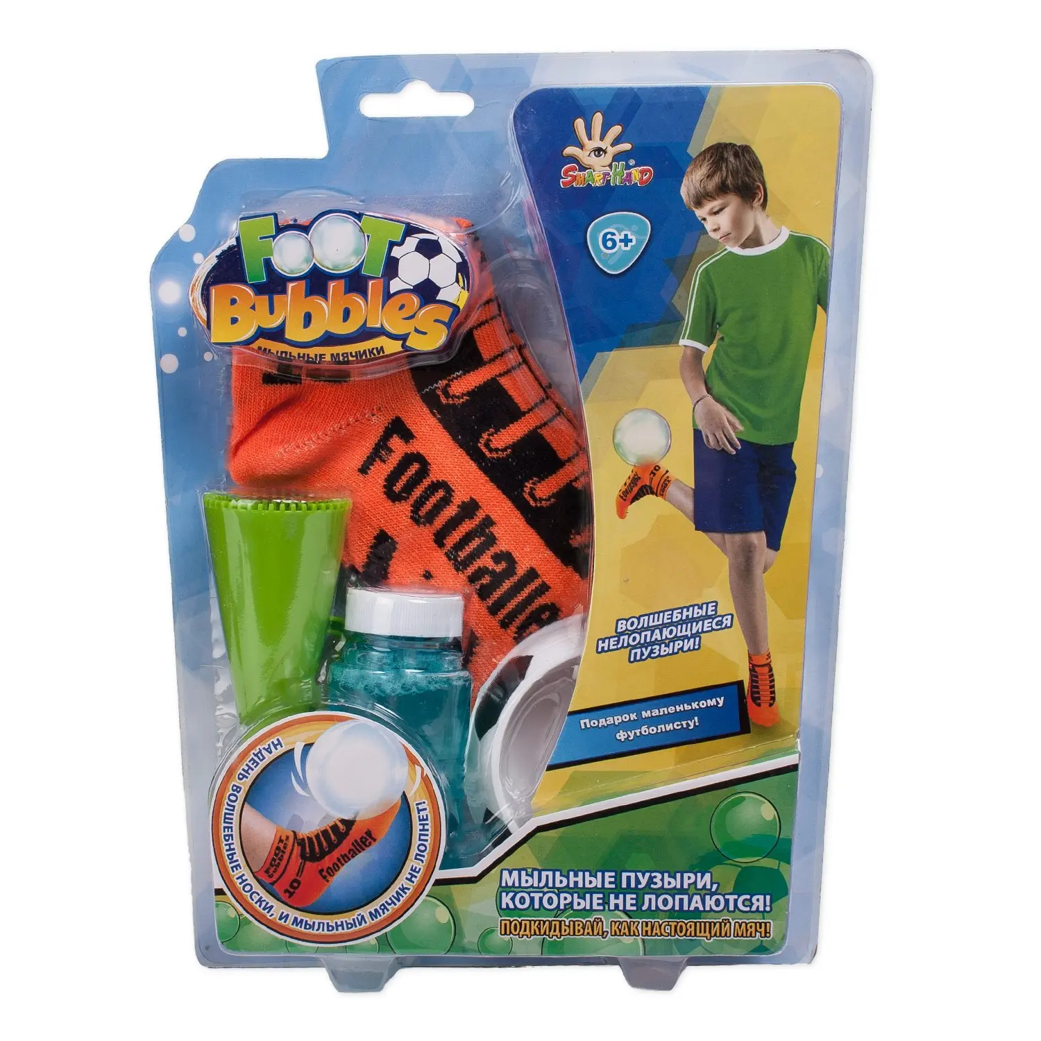 Мыльные пузыри Newsun Toys эластичные Футбольные 80мл 1728A|Мыльные пузыри| |